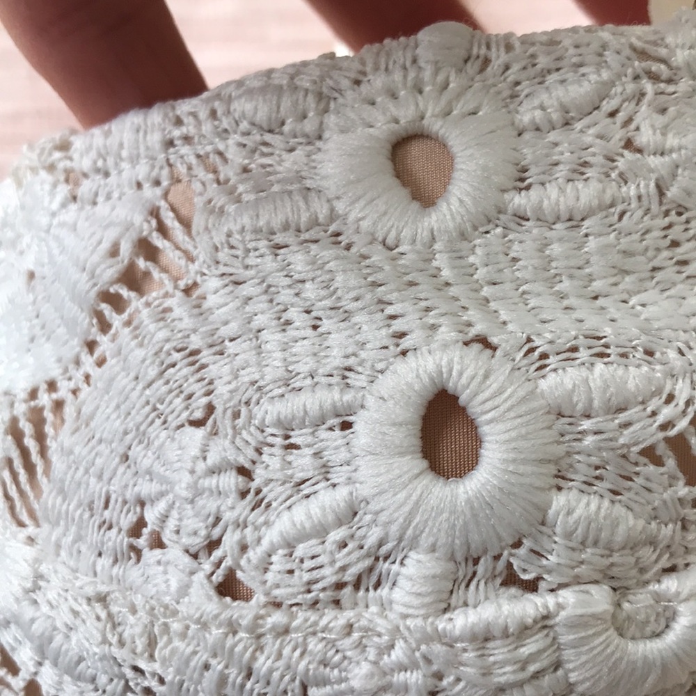 NWOT Aerie ivory lace bandeau bra - Picture 2 of 4